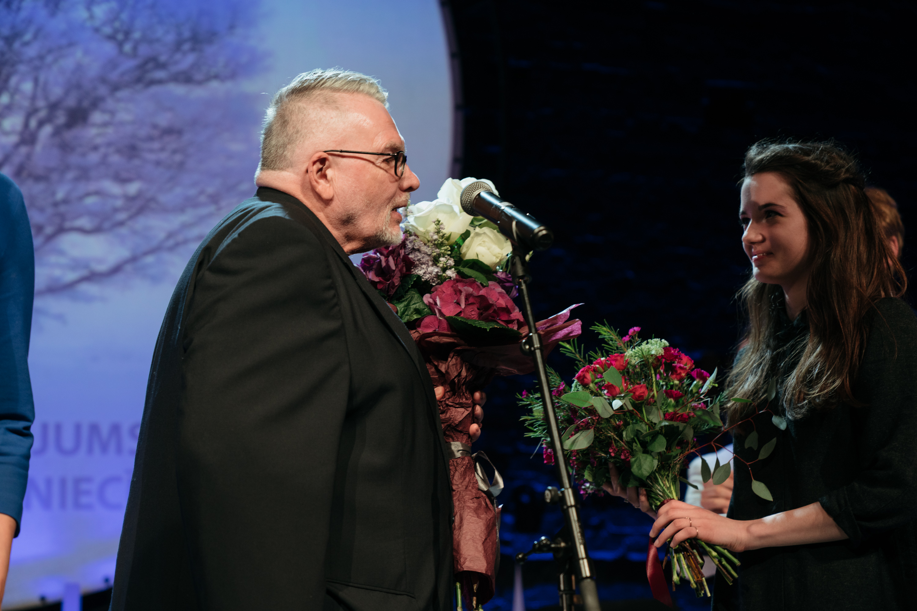 Poet and translator Uldis Bērziņš is a prolific figure in Latvian literature,
an idol to many poets, writers, and readers world-wide. It is next to
impossible to describe his unique contribution to the literary voice of Latvia.
His work in poe