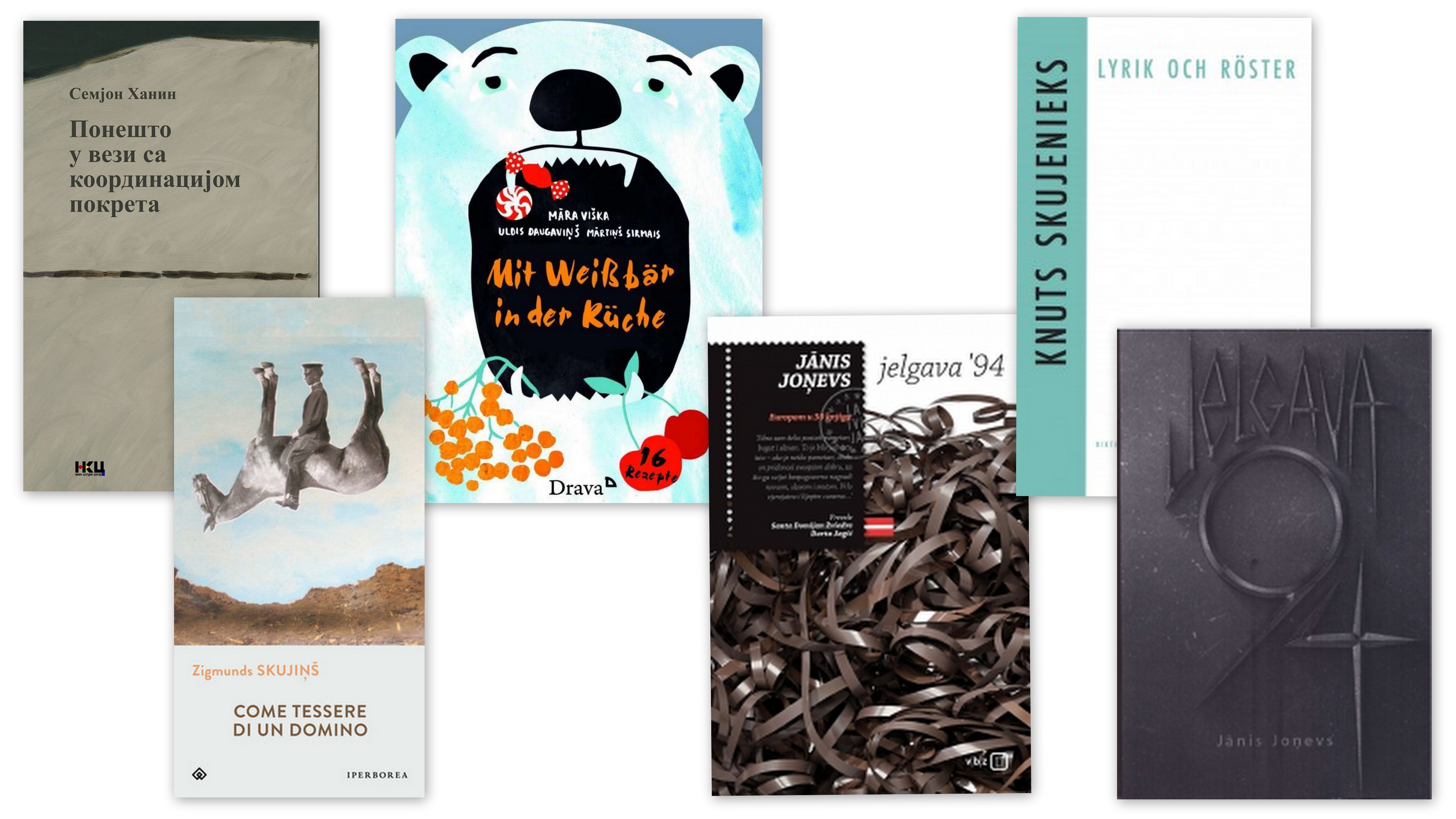 Readers around the world seem to be equally interested in Latvian classics and
the most recent best sellers, as well as translated books of our young authors.
Zigmunds Skujiņš’ novel “Flesh-Coloured Dominoes” (Miesas krāsas domino