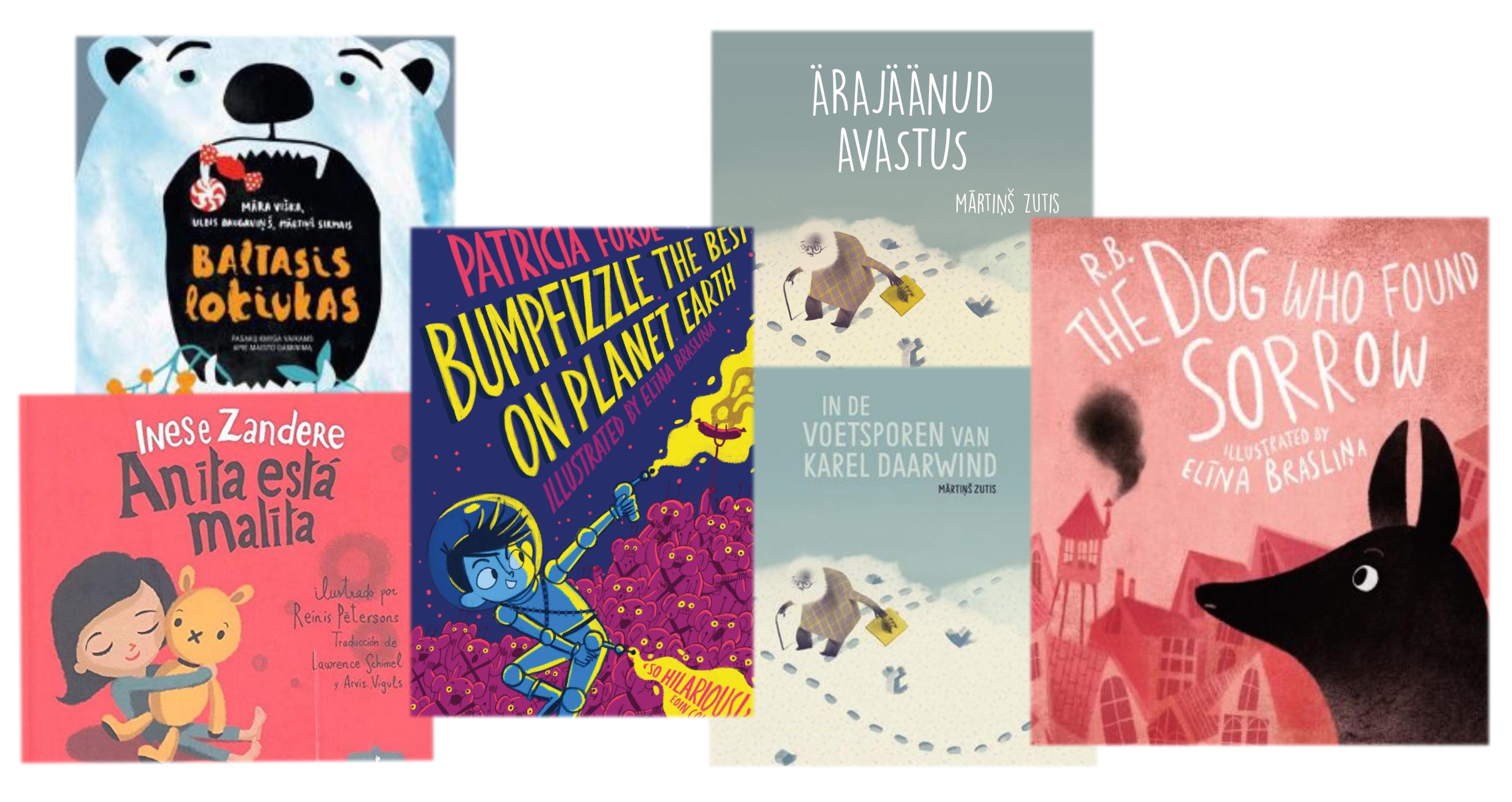 Exciting stories of a Brave Dog, White Bear, Natural Scientist, Alien boy and
kids at a hospital, have been translated into English, Estonian, Spanish, Dutch
and Lithuanian. 